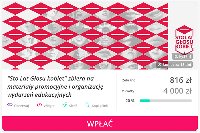 3 STO LAT GOSU KOBIET