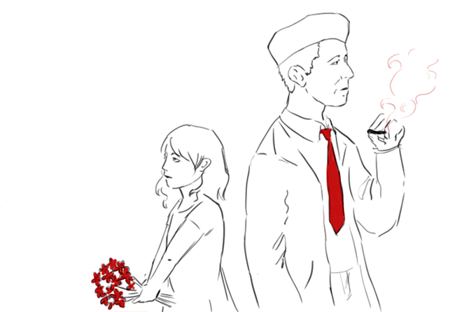 lil girl and a grown man