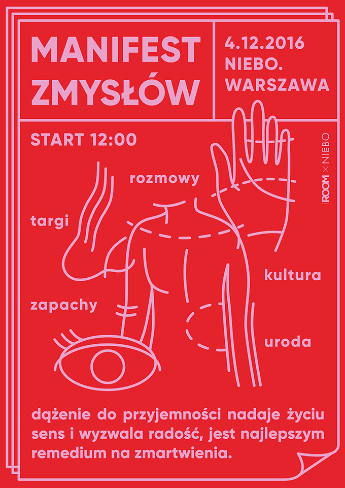 2 plakat manifest zmysw girls room enter the room niebo warsaw event sex life warszawa klub niebo