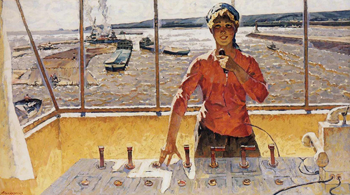 2 sztuka sowiecka art kobiety women art malarstwo